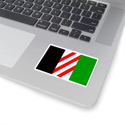 Asad Shufani proposed Palestine flag alt 3 (Palestine) STICKER Vinyl Kiss-Cut Decal - The Sticker Space