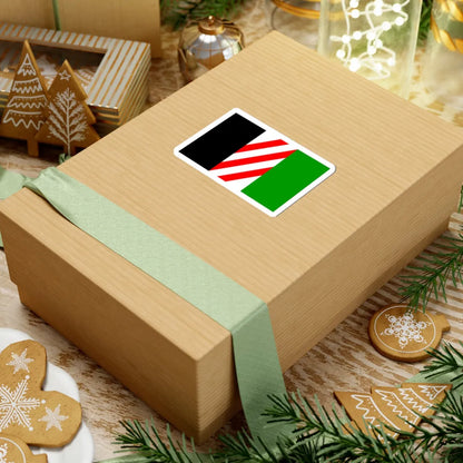 Asad Shufani proposed Palestine flag alt 3 (Palestine) STICKER Vinyl Kiss-Cut Decal - The Sticker Space