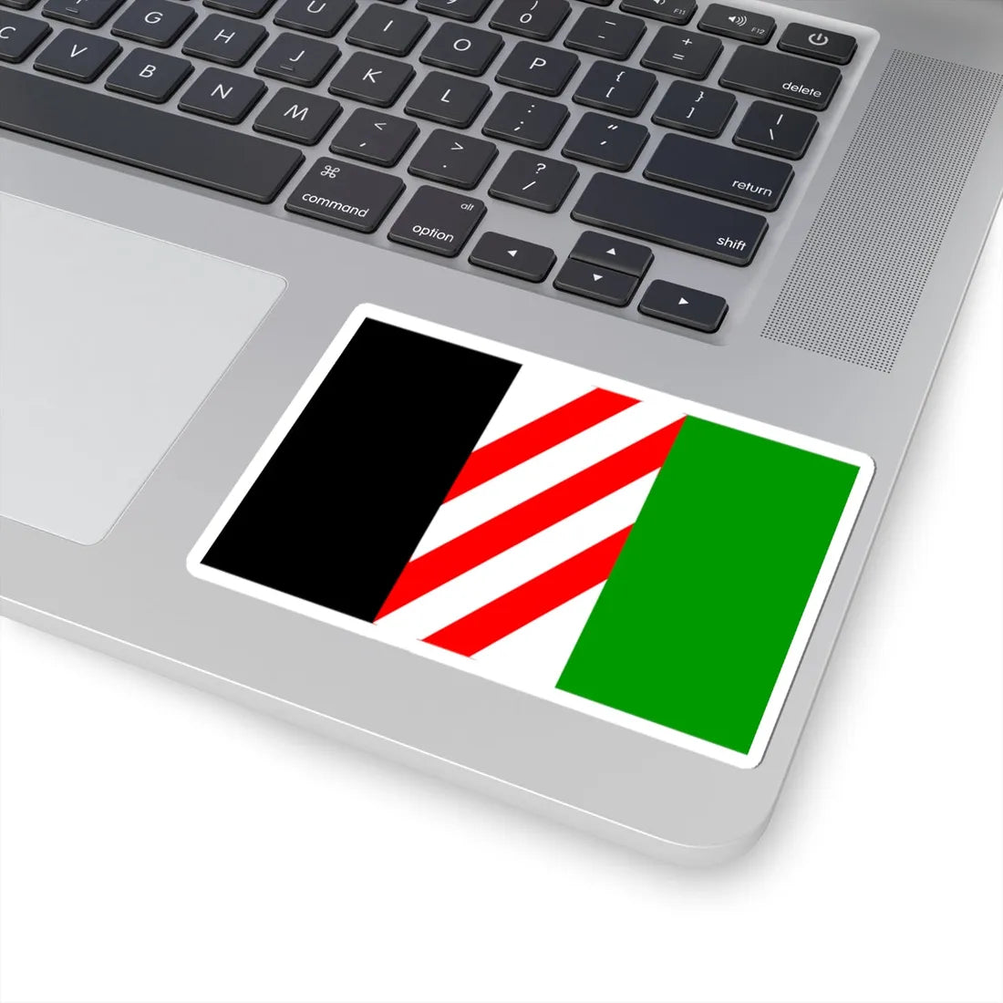 Asad Shufani proposed Palestine flag alt 3 (Palestine) STICKER Vinyl Kiss-Cut Decal - The Sticker Space