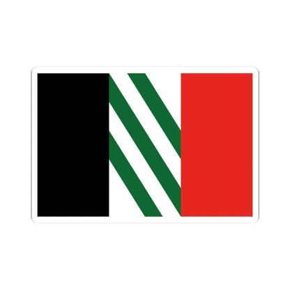 Asad Shufani proposed Palestine flag alt 4 (Palestine) STICKER Vinyl Kiss-Cut Decal 3 Inch White - The Sticker Space