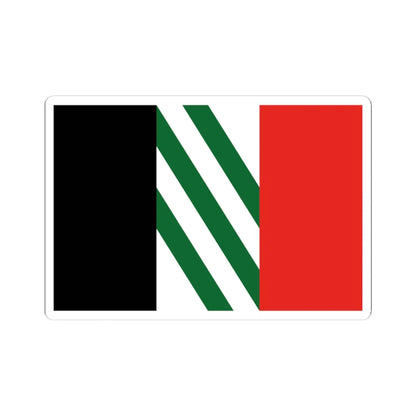 Asad Shufani proposed Palestine flag alt 4 (Palestine) STICKER Vinyl Kiss-Cut Decal 4 Inch White - The Sticker Space
