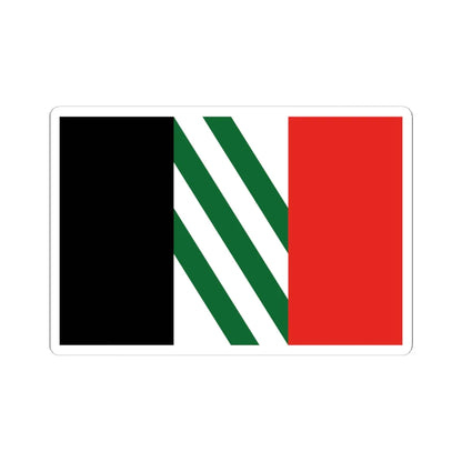 Asad Shufani proposed Palestine flag alt 4 (Palestine) STICKER Vinyl Kiss-Cut Decal 6 Inch White - The Sticker Space