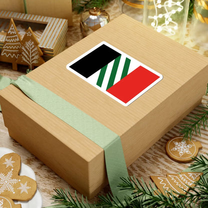 Asad Shufani proposed Palestine flag alt 4 (Palestine) STICKER Vinyl Kiss-Cut Decal - The Sticker Space