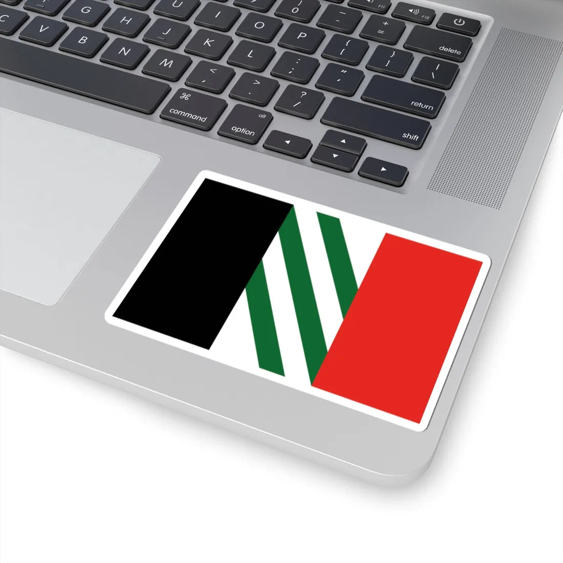 Asad Shufani proposed Palestine flag alt 4 (Palestine) STICKER Vinyl Kiss-Cut Decal - The Sticker Space