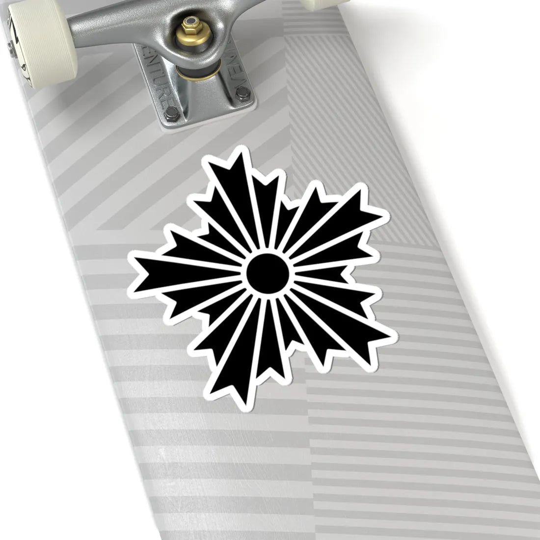 Asahikage No background and Black color drawing (Japan) (Coat of Arms) STICKER Vinyl Kiss-Cut Decal - The Sticker Space