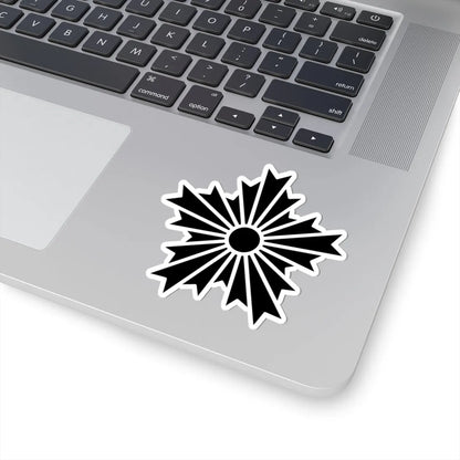 Asahikage No background and Black color drawing (Japan) (Coat of Arms) STICKER Vinyl Kiss-Cut Decal - The Sticker Space