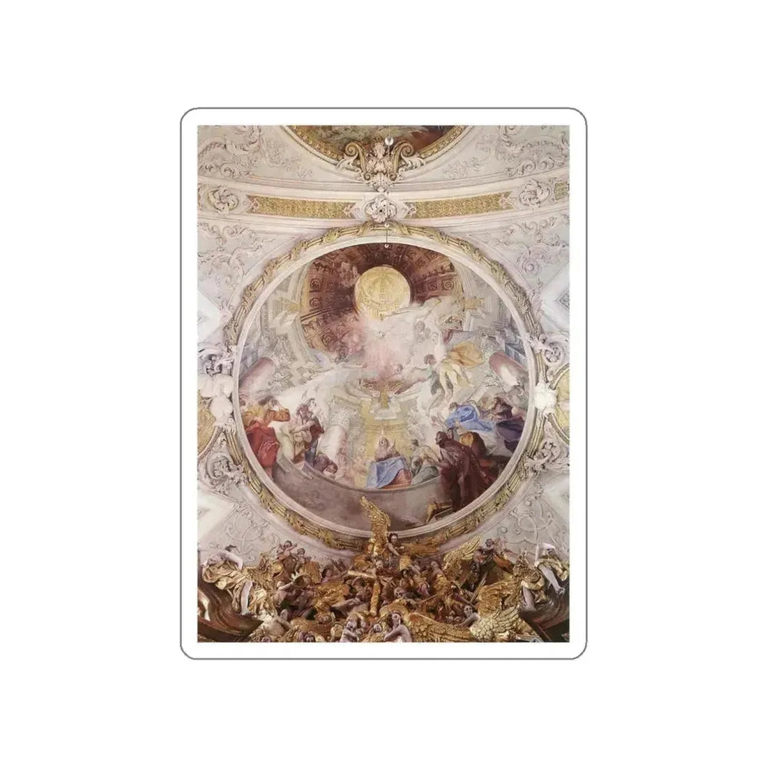 ASAM, Cosmas Damian - Pentecost (Artwork) STICKER Vinyl Die-Cut Decal White Die-Cut 3 Inch - The Sticker Space