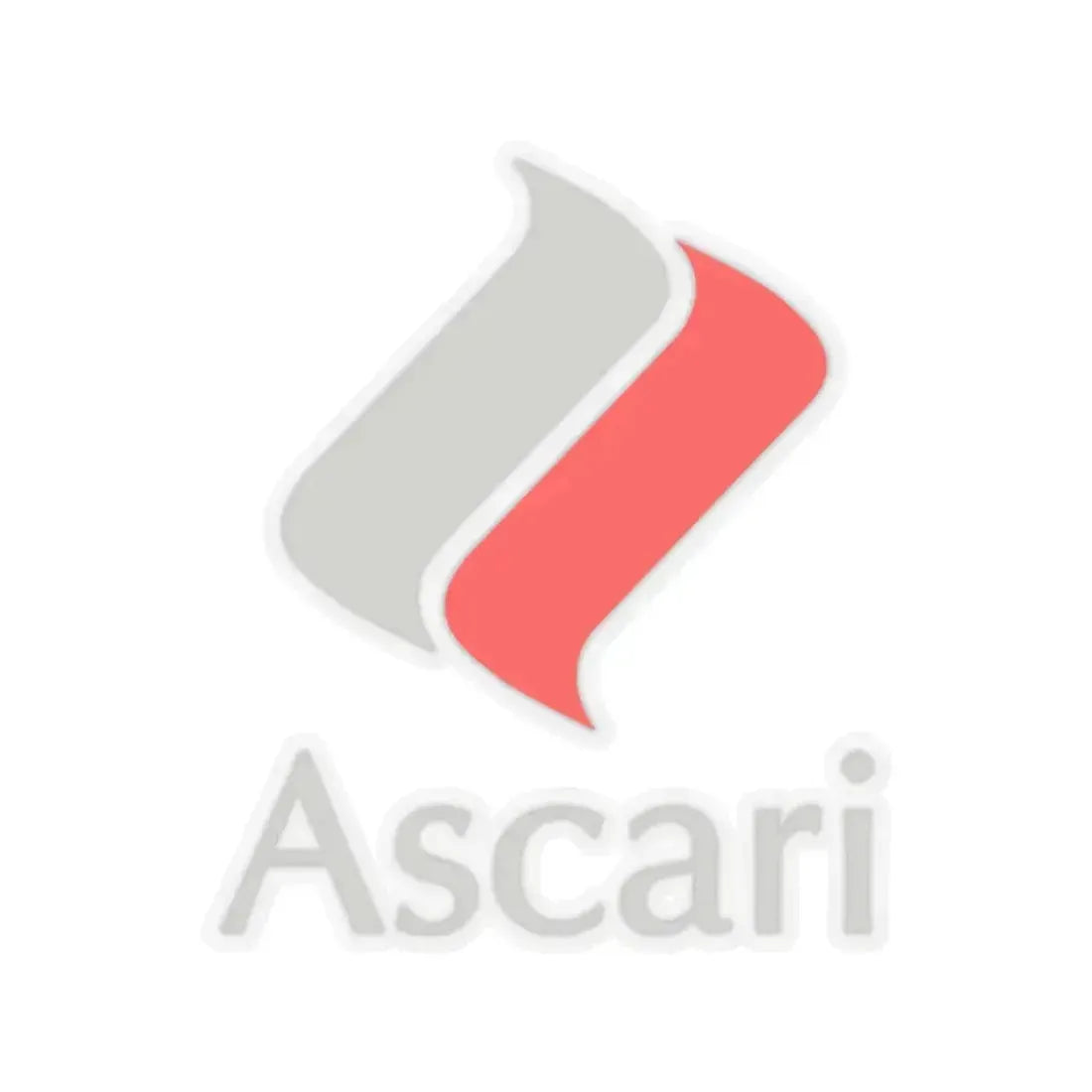 Ascari Cars. Ltd. (Logo) STICKER Vinyl Kiss-Cut Decal 3 Inch Transparent - The Sticker Space