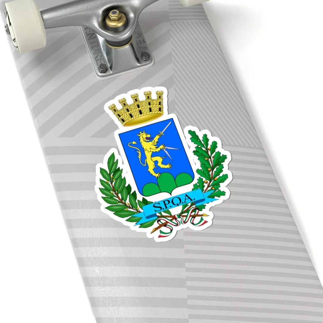 Ascoli Satriano-Stemma (Italy) (Coat of Arms) STICKER Vinyl Kiss-Cut Decal - The Sticker Space