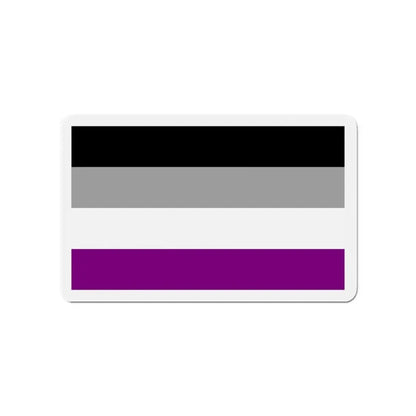 Asexual Pride Flag - Refrigerator Magnet 4 Inch - The Sticker Space