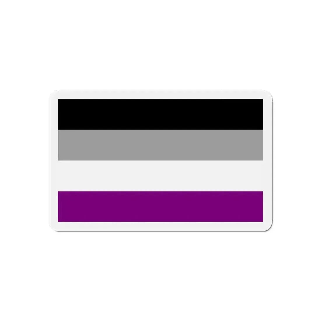 Asexual Pride Flag - Refrigerator Magnet - The Sticker Space