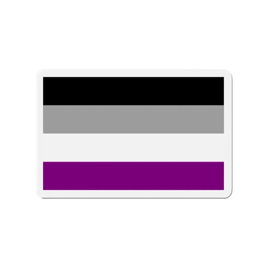 Asexual Pride Flag - Refrigerator Magnet - The Sticker Space