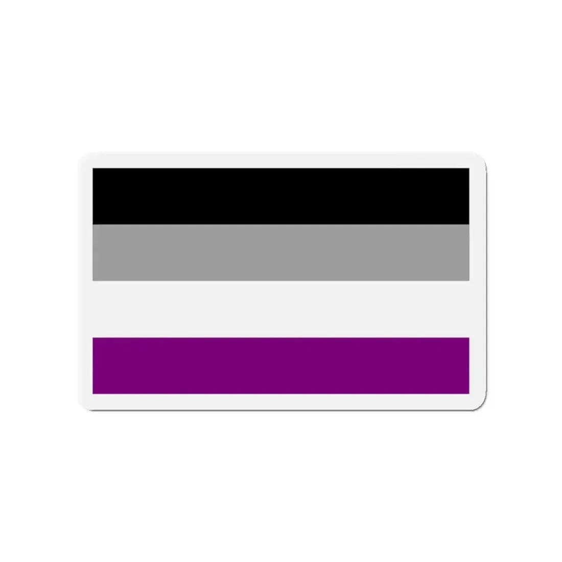 Asexual Pride Flag - Refrigerator Magnet - The Sticker Space