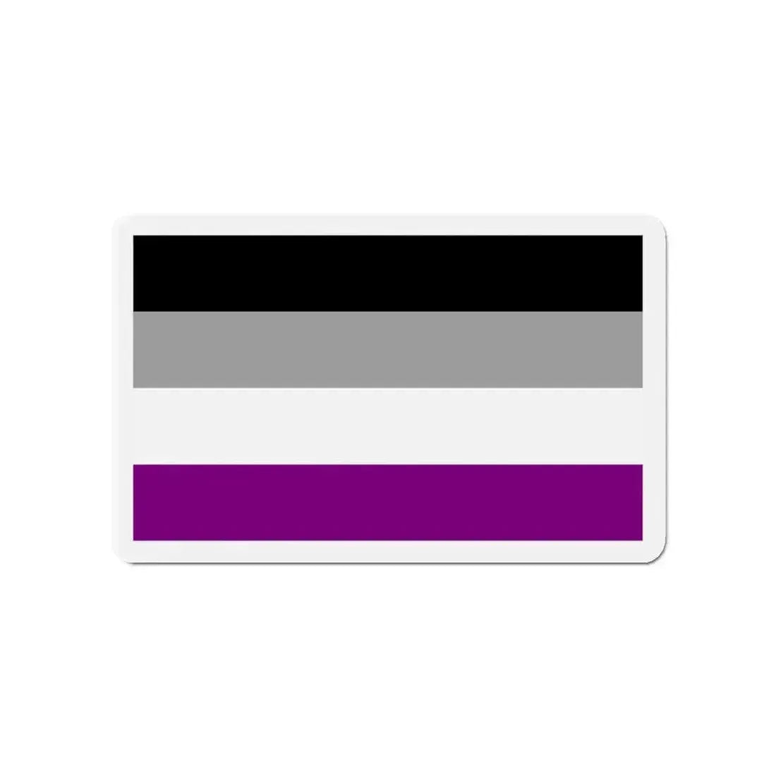 Asexual Pride Flag - Refrigerator Magnet - The Sticker Space