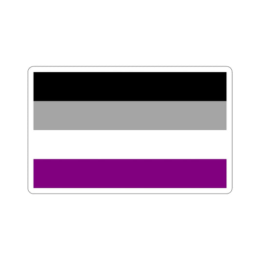 Asexual Pride Flag STICKER Vinyl Die-Cut Decal-6 Inch-The Sticker Space