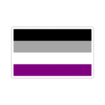 Asexual Pride Flag STICKER Vinyl Die-Cut Decal-6 Inch-The Sticker Space