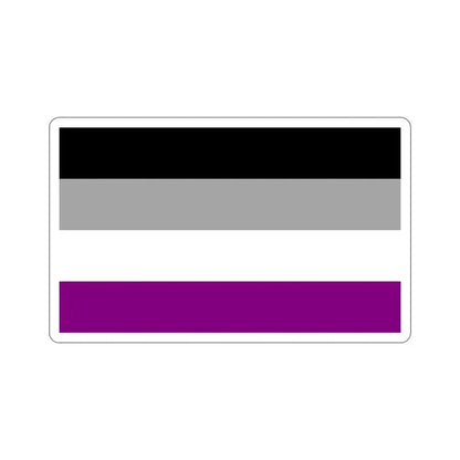 Asexual Pride Flag STICKER Vinyl Die-Cut Decal 6 Inch - The Sticker Space
