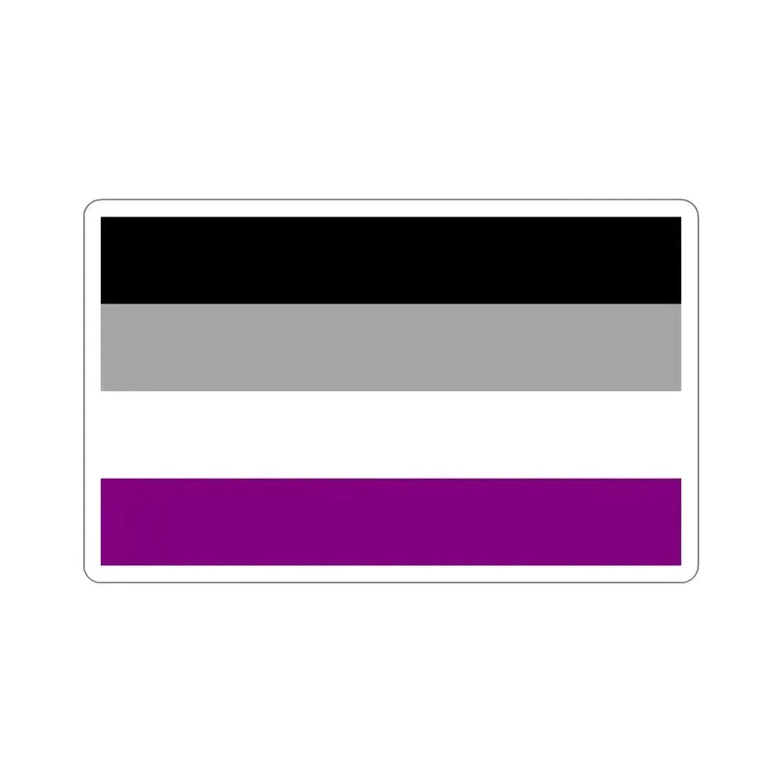 Asexual Pride Flag STICKER Vinyl Die-Cut Decal - The Sticker Space