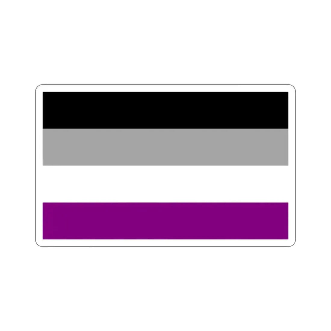 Asexual Pride Flag STICKER Vinyl Die-Cut Decal - The Sticker Space