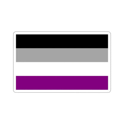 Asexual Pride Flag STICKER Vinyl Die-Cut Decal - The Sticker Space