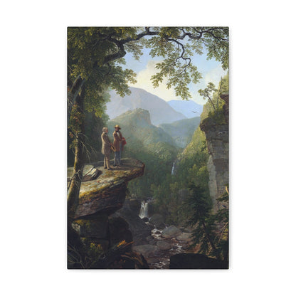 Asher Brown Durand (1796-1886) Kindred Spirits 1849 - Canvas Wall Art-12" x 18"-The Sticker Space