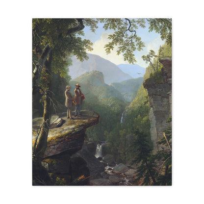 Asher Brown Durand (1796-1886) Kindred Spirits 1849 - Canvas Wall Art-20″ x 24″-The Sticker Space