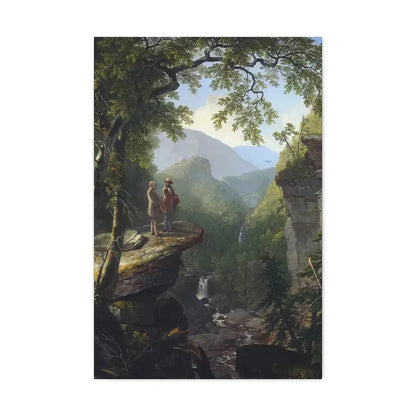 Asher Brown Durand (1796-1886) Kindred Spirits 1849 - Canvas Wall Art 20″ x 30″ 1.25" - The Sticker Space