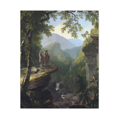 Asher Brown Durand (1796-1886) Kindred Spirits 1849 - Canvas Wall Art-24″ x 30″-The Sticker Space