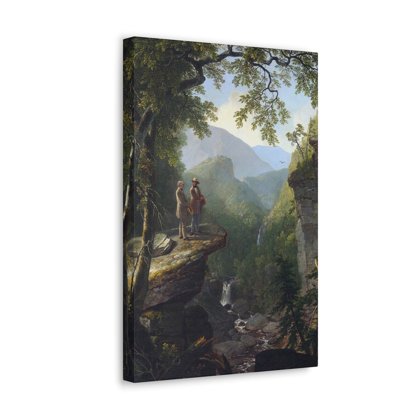 Asher Brown Durand (1796-1886) Kindred Spirits 1849 - Canvas Wall Art-The Sticker Space