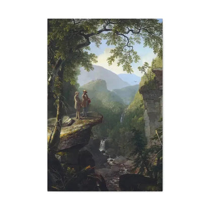 Asher Brown Durand (1796-1886) Kindred Spirits 1849 - Canvas Wall Art - The Sticker Space