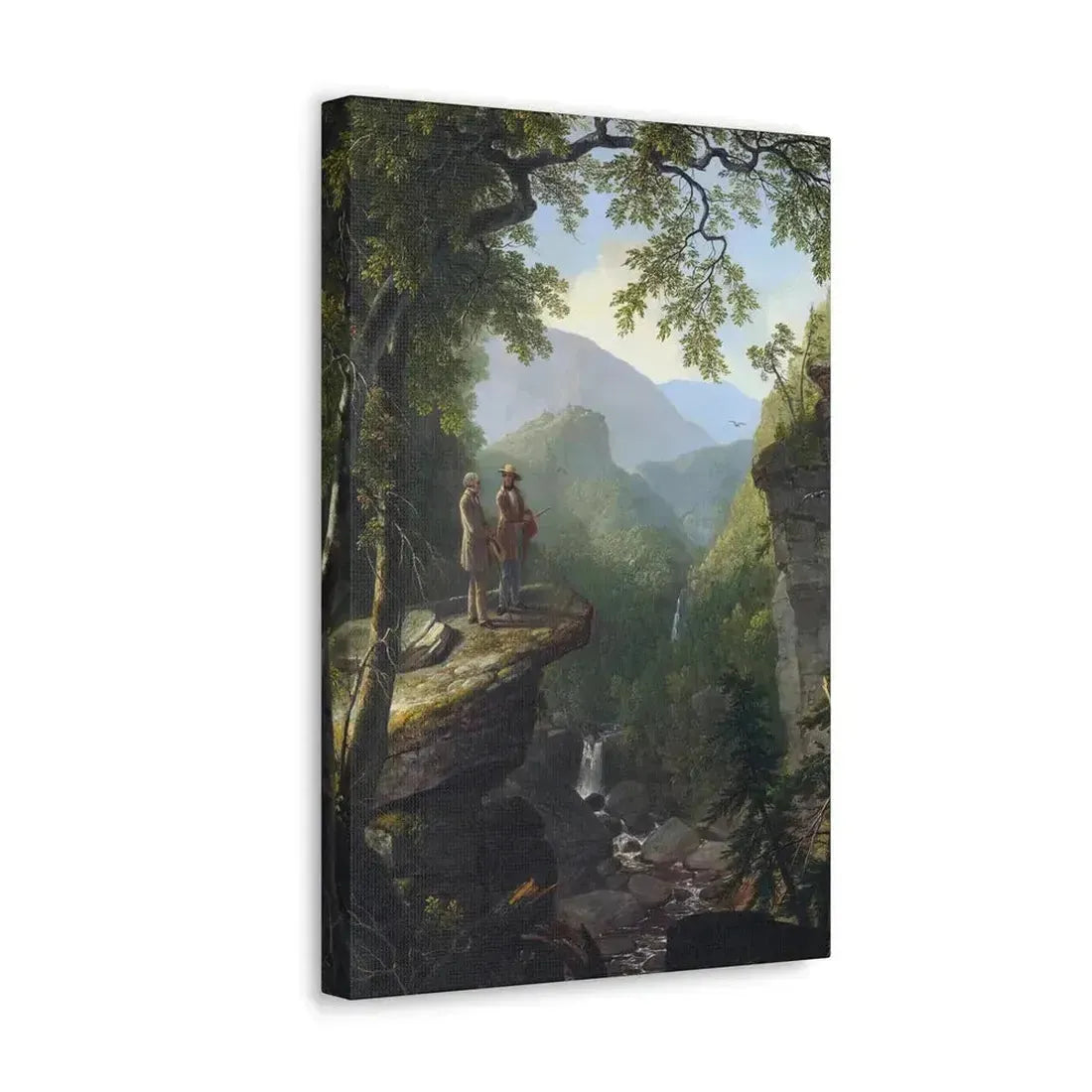 Asher Brown Durand (1796-1886) Kindred Spirits 1849 - Canvas Wall Art - The Sticker Space