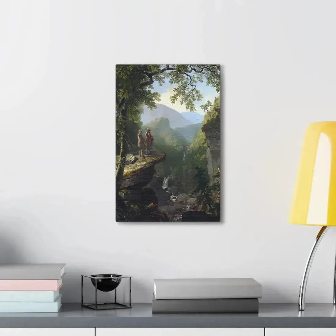 Asher Brown Durand (1796-1886) Kindred Spirits 1849 - Canvas Wall Art - The Sticker Space