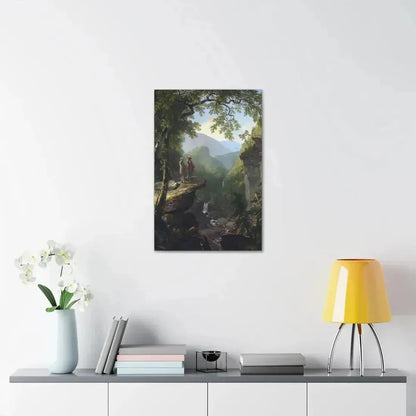 Asher Brown Durand (1796-1886) Kindred Spirits 1849 - Canvas Wall Art - The Sticker Space