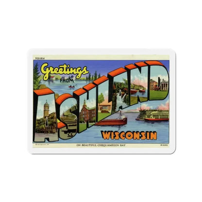 Ashland Wisconsin (Greeting Postcards) Refrigerator Magnet - The Sticker Space