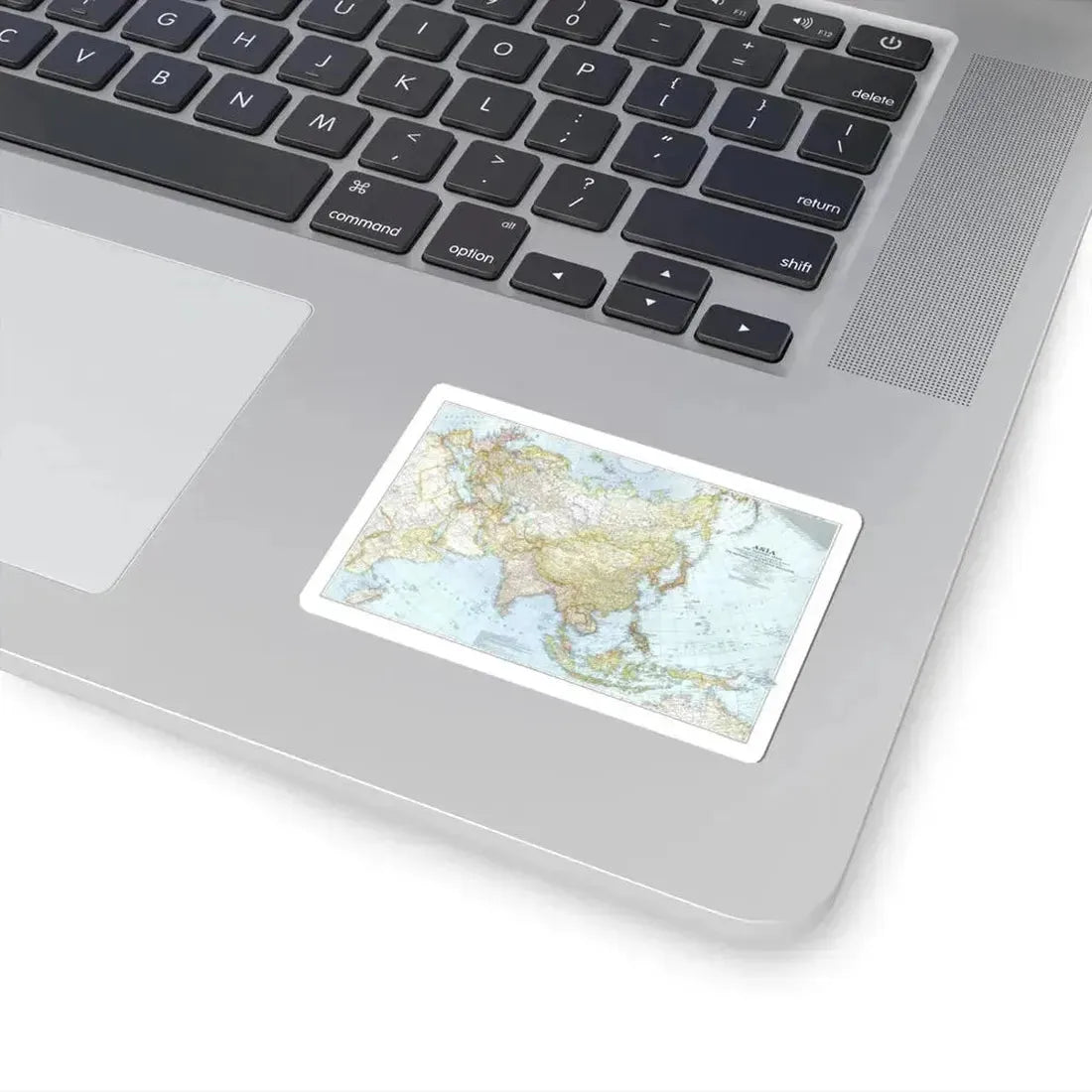 Asia and Adjacent Areas (1942) (Map) STICKER Vinyl Kiss-Cut Decal - The Sticker Space