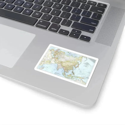 Asia and Adjacent Areas (1942) (Map) STICKER Vinyl Kiss-Cut Decal - The Sticker Space