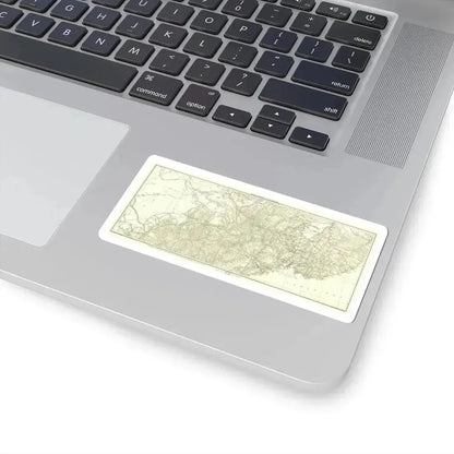 Asia - Kirin, Harbin, Vladivostok (1905) (Map) STICKER Vinyl Kiss-Cut Decal - The Sticker Space