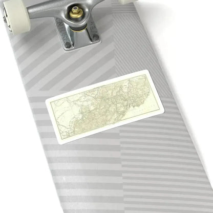 Asia - Kirin, Harbin, Vladivostok (1905) (Map) STICKER Vinyl Kiss-Cut Decal - The Sticker Space