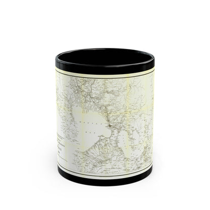 Asia - Luzon, Theatre of Military Operations (1899) (Map) Black Coffee Mug-11oz-The Sticker Space