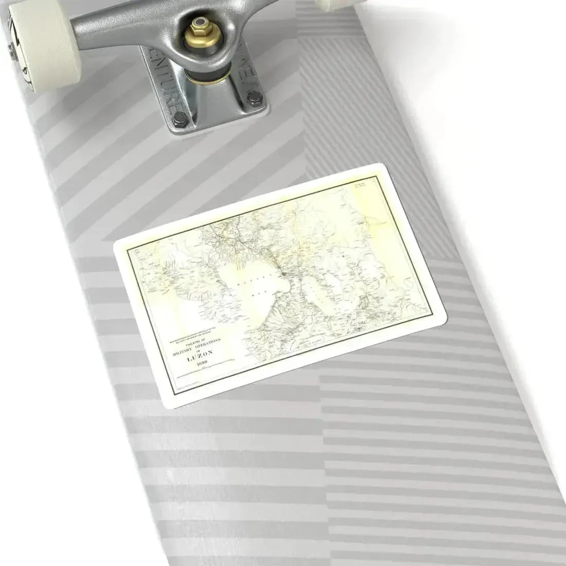 Asia - Luzon, Theatre of Military Operations (1899) (Map) STICKER Vinyl Kiss-Cut Decal - The Sticker Space