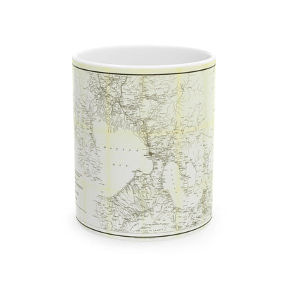 Asia - Luzon, Theatre of Military Operations (1899) (Map) White Coffee Mug-11oz-The Sticker Space