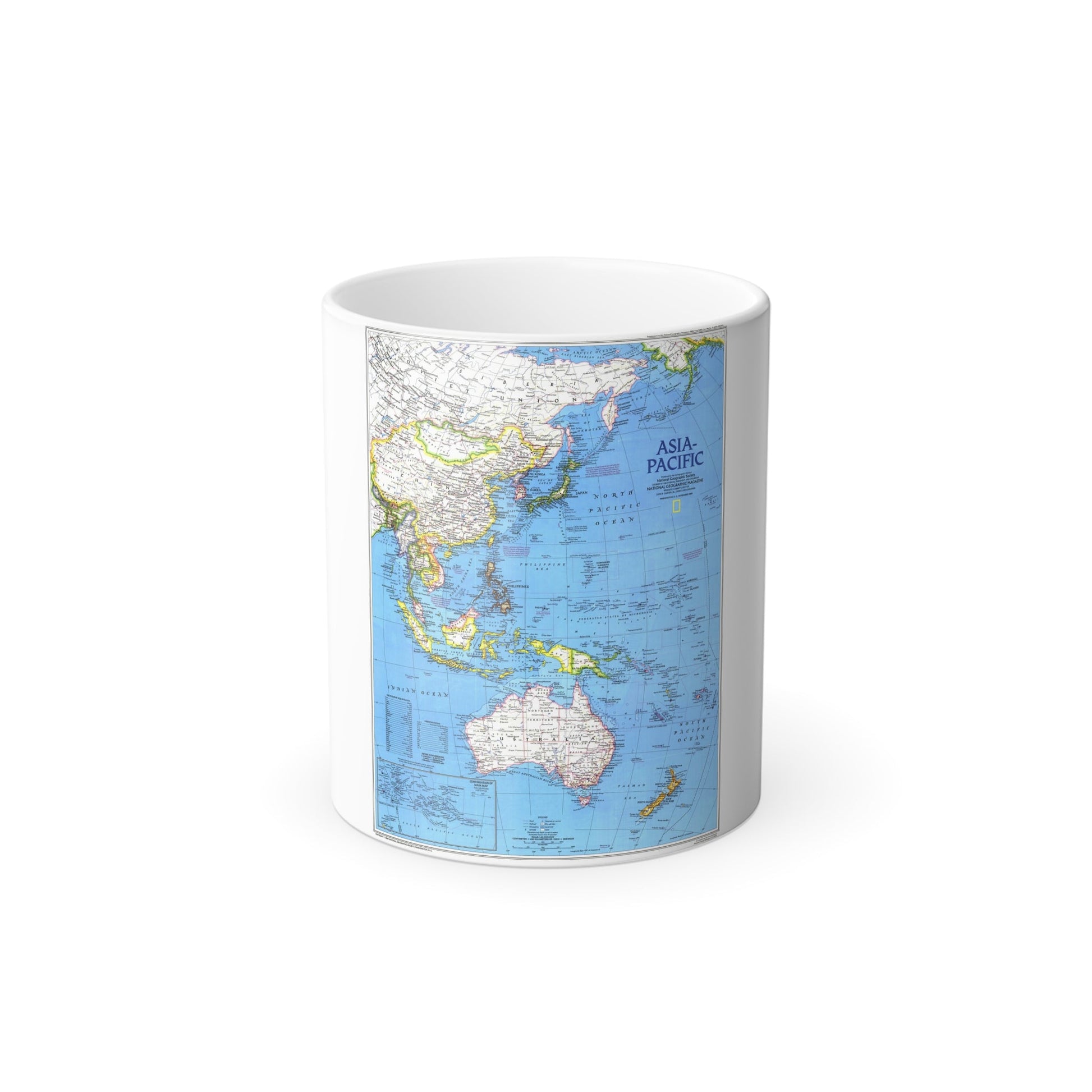 Asia-Pacific (1989) (Map) Color Changing Mug 11oz-11oz-The Sticker Space