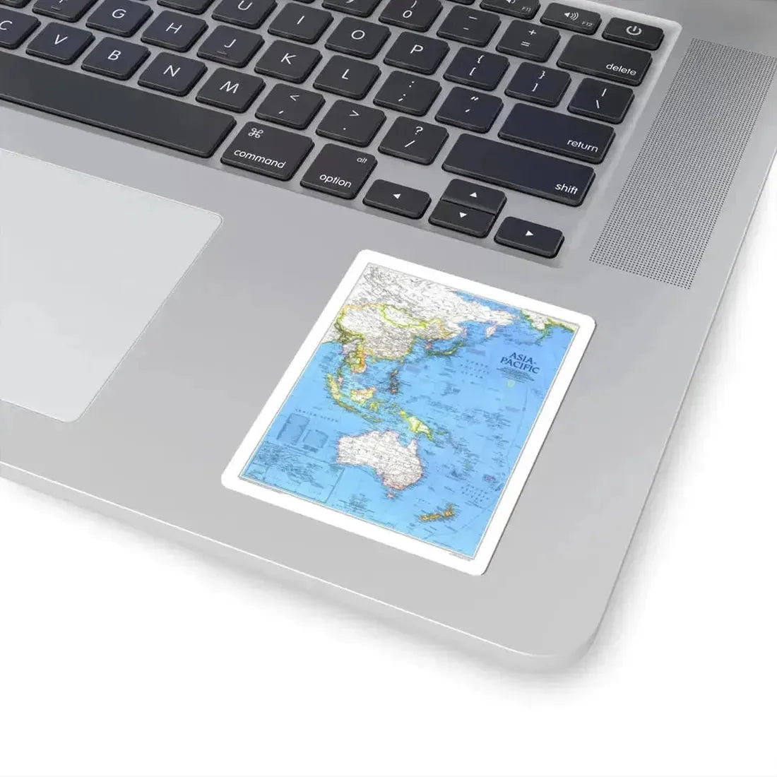 Asia-Pacific (1989) (Map) STICKER Vinyl Kiss-Cut Decal - The Sticker Space