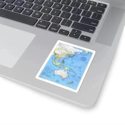 Asia-Pacific (1989) (Map) STICKER Vinyl Kiss-Cut Decal - The Sticker Space