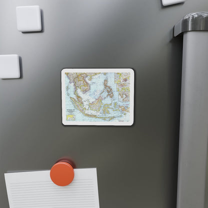 Asia - Southeast (1961) (Map) Refrigerator Magnet-The Sticker Space