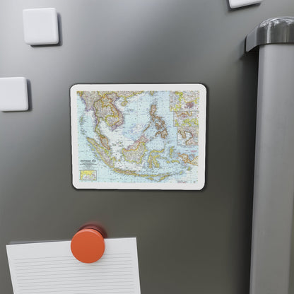 Asia - Southeast (1961) (Map) Refrigerator Magnet-The Sticker Space