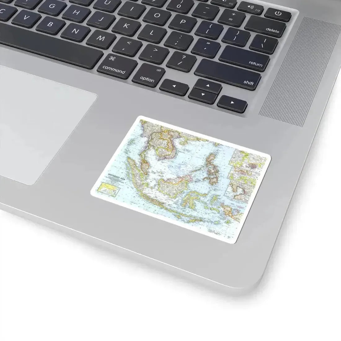 Asia - Southeast (1961) (Map) STICKER Vinyl Kiss-Cut Decal - The Sticker Space