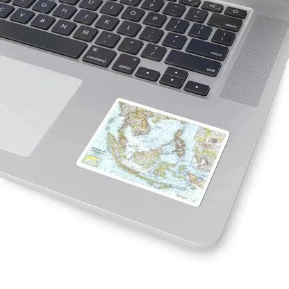 Asia - Southeast (1961) (Map) STICKER Vinyl Kiss-Cut Decal - The Sticker Space