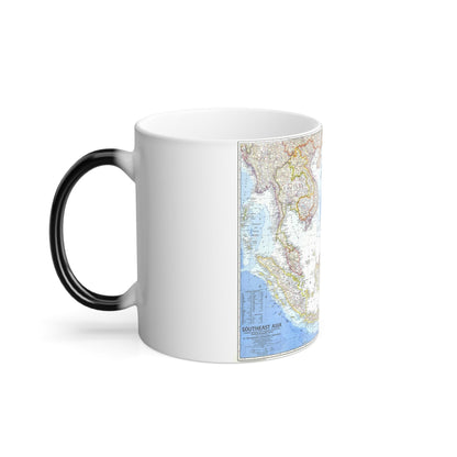 Asia - Southeast (1968) (Map) Color Changing Mug 11oz-11oz-The Sticker Space