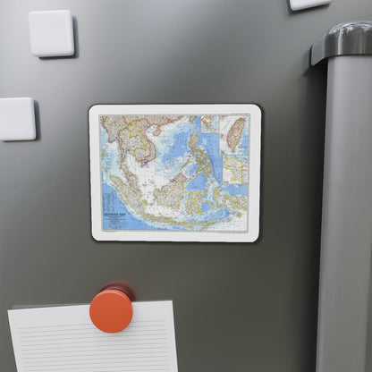 Asia - Southeast (1968) (Map) Refrigerator Magnet-The Sticker Space